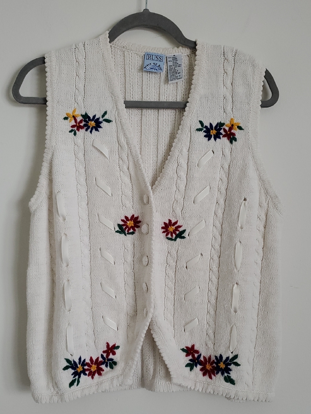 Russ State Of Blue Knit Vest